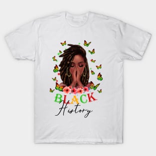 Black History, Black Girl Magic, Black Women, Black Queen T-Shirt